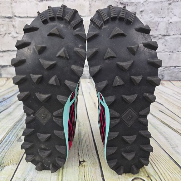 Asics Gel-Fuji Runnegade 2 Women's 8 Pink Black Trail Running Shoes OCR Sneakers - Picture 10 of 11